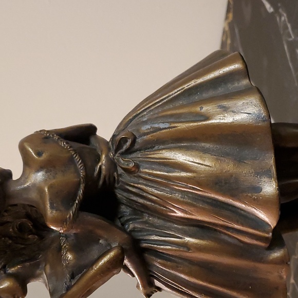 10” Sergey Eylanbekov Candle Holder 3 Ballerinas No Candle Residue! Spotless - Picture 13 of 16